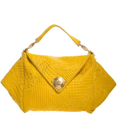 Versace Yellow Handbags 